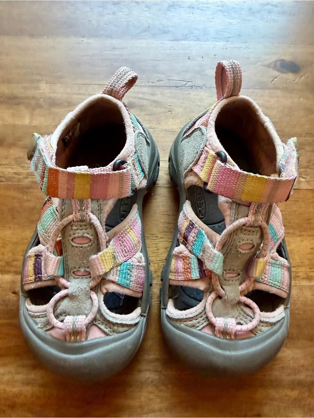 KEEN Newport H2 Sandals Girls Toddler Size 8 Pink Multicolor Closed Toe
